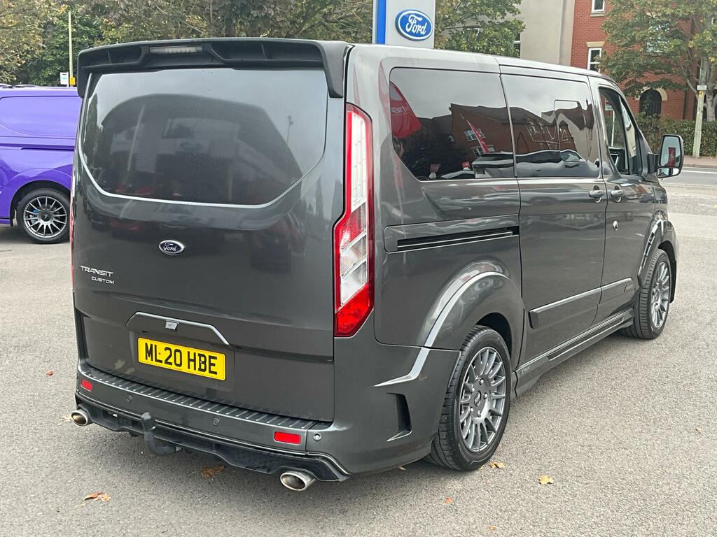Ford Transit Custom 2.0 320 Ecoblue Crew Van Double Cab Aut Grey #3