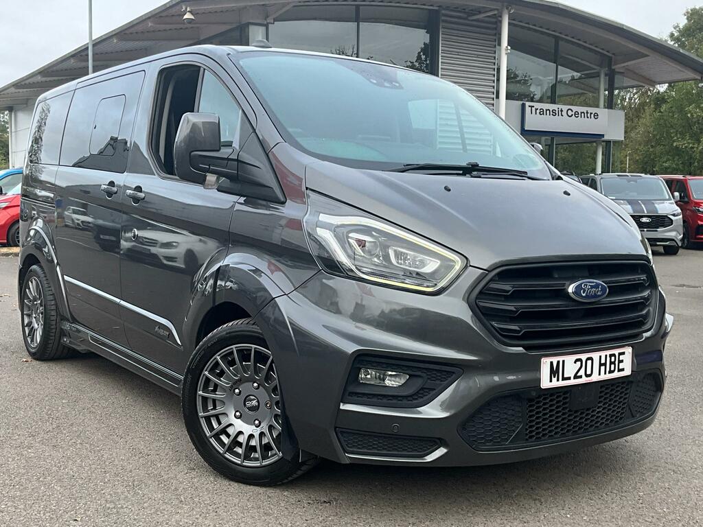 Ford Transit Custom 2.0 320 Ecoblue Crew Van Double Cab Aut Grey