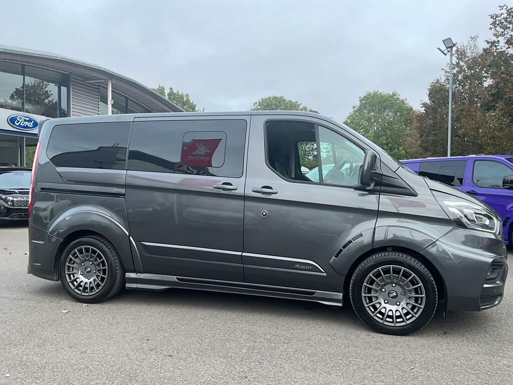 Ford Transit Custom 2.0 320 Ecoblue Crew Van Double Cab Aut Grey #2