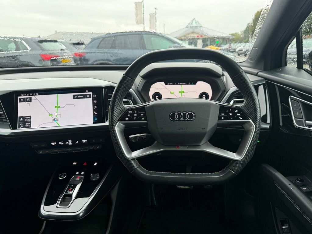 Audi Q4 E Tron Black Edition Blue #6