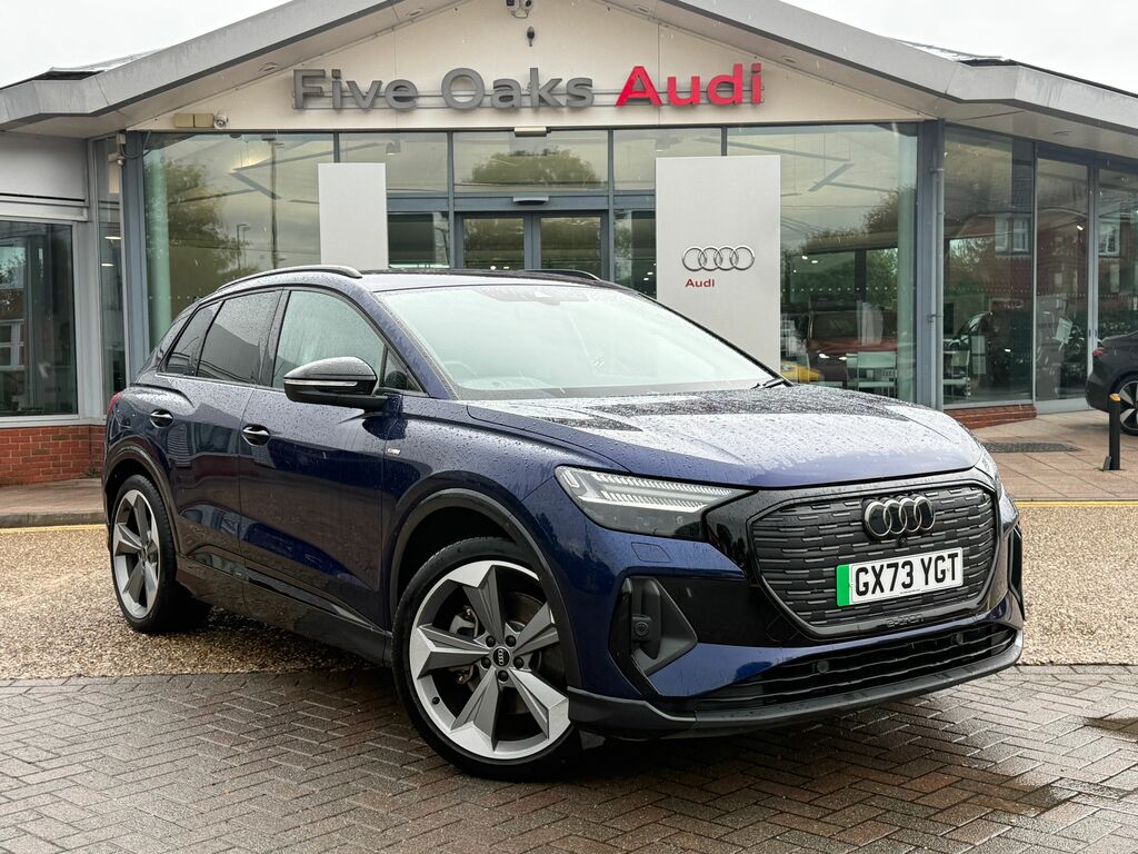 Audi Q4 E Tron Black Edition Blue