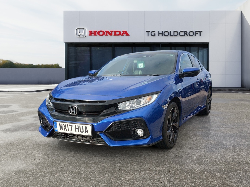 Honda Civic 1.0 Vtec Turbo Ex Blue #6