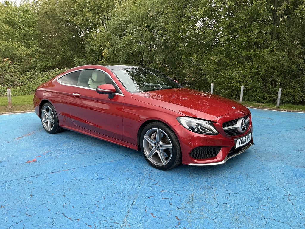 Mercedes-Benz C Class C250d Amg Line Premium Plus Red