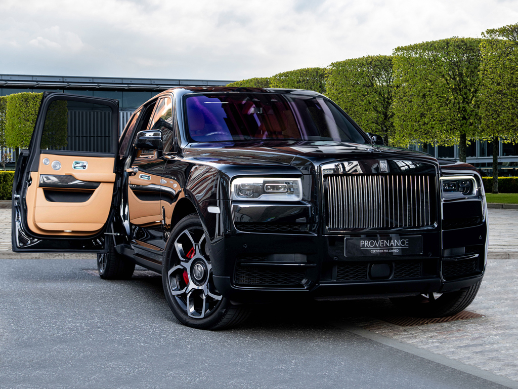 Rolls-Royce Cullinan 6.75 V12 Black Badge Suv 4Wd Euro Black #6