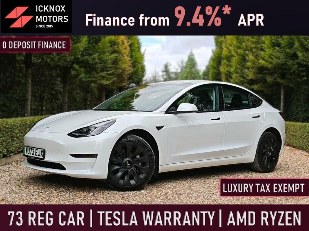 Tesla Model 3 Saloon Long Range Rwd 202373 White