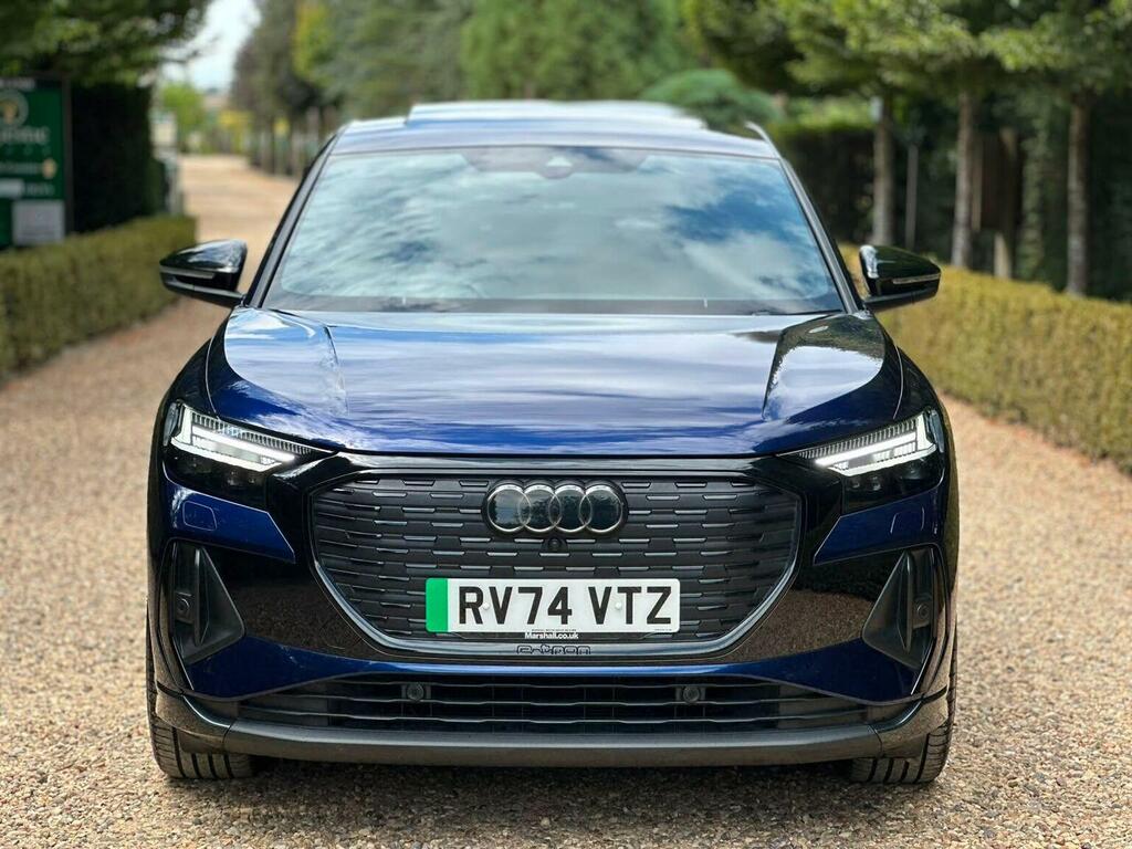 Audi Q4 E Tron Suv 45 Black Edition Sportback Quattro 82 Blue #3