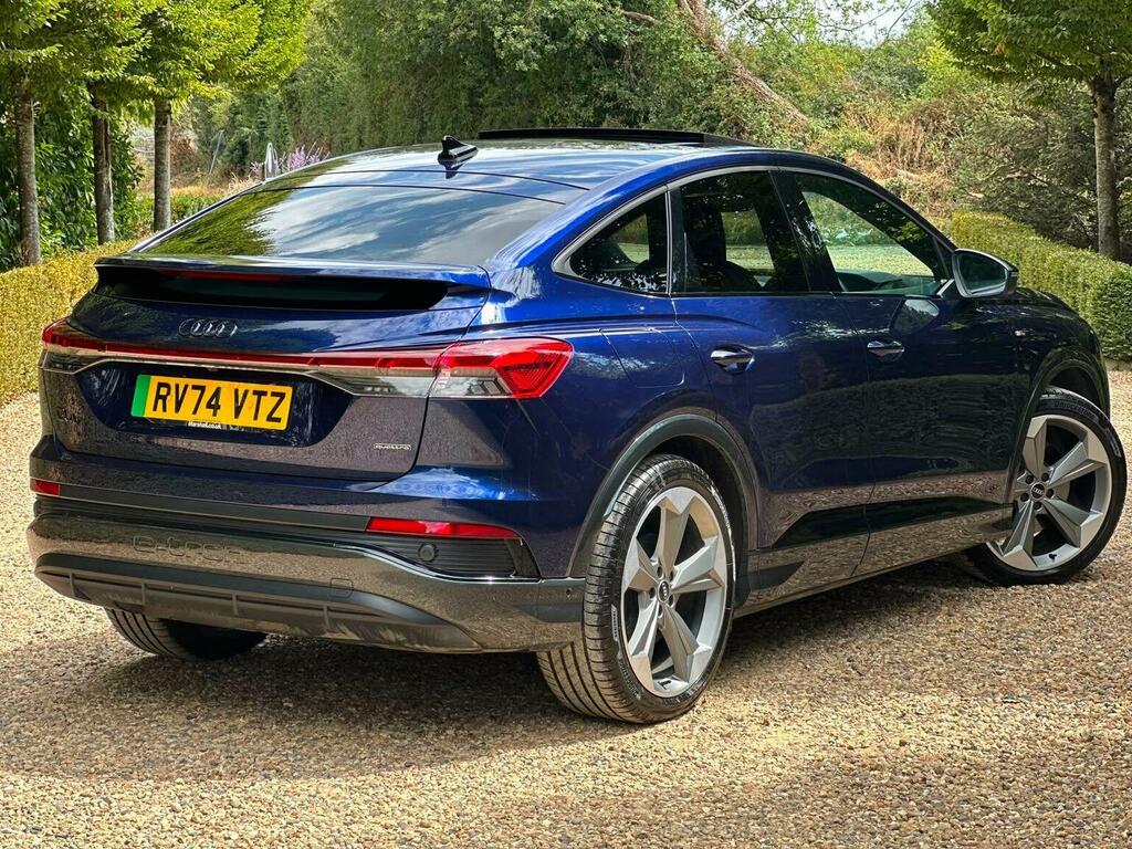 Audi Q4 E Tron Suv 45 Black Edition Sportback Quattro 82 Blue #4