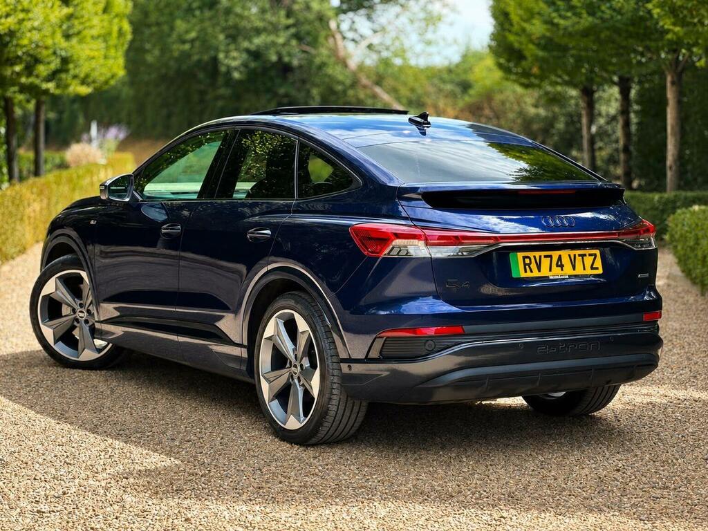 Audi Q4 E Tron Suv 45 Black Edition Sportback Quattro 82 Blue #5