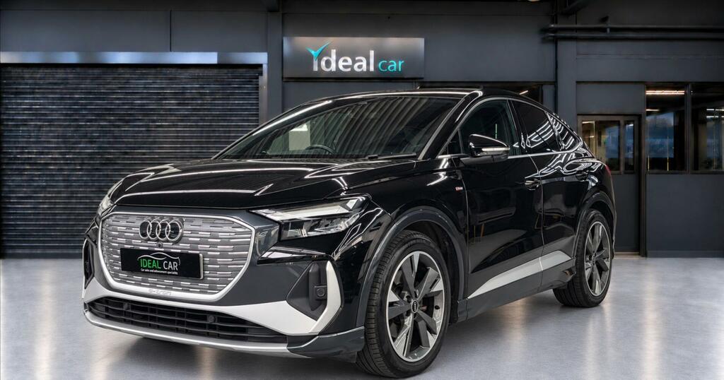Audi Q4 E Tron 35 S Line Sportback 55Kwh Black