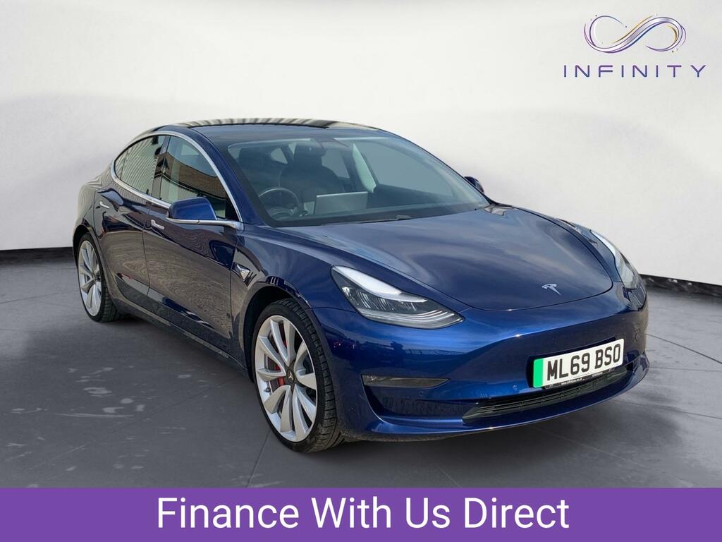 Tesla Model 3 Dual Motor Performance Blue
