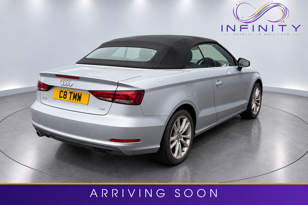 Audi A3 Cabriolet 1.6 Tdi Sport Silver #3