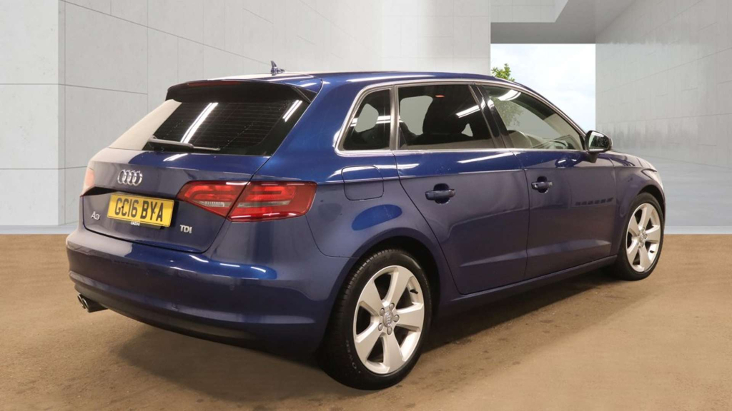 Audi A3 Sportback Sport Nav Tdi Blue #4
