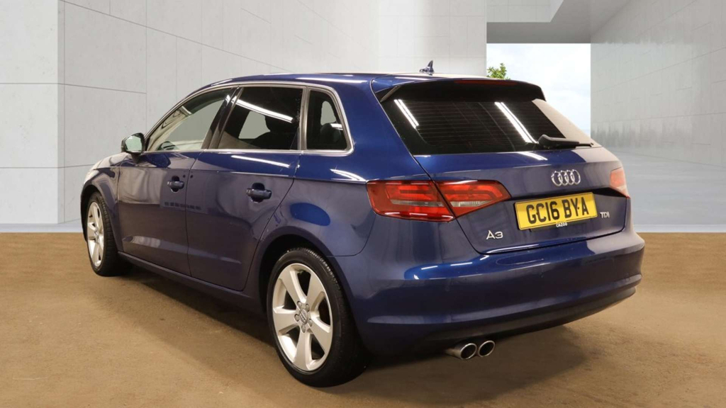 Audi A3 Sportback Sport Nav Tdi Blue #3