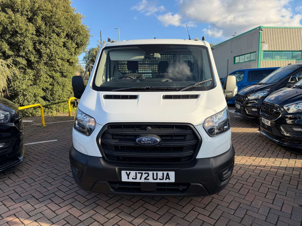 Ford Transit Custom 350 Leader Ecoblue Twin Wheel Tipper Single Cab Ai White #2