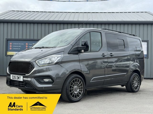 Ford Transit Custom 2.0 280 Ecoblue Limited Panel Van Manua Grey