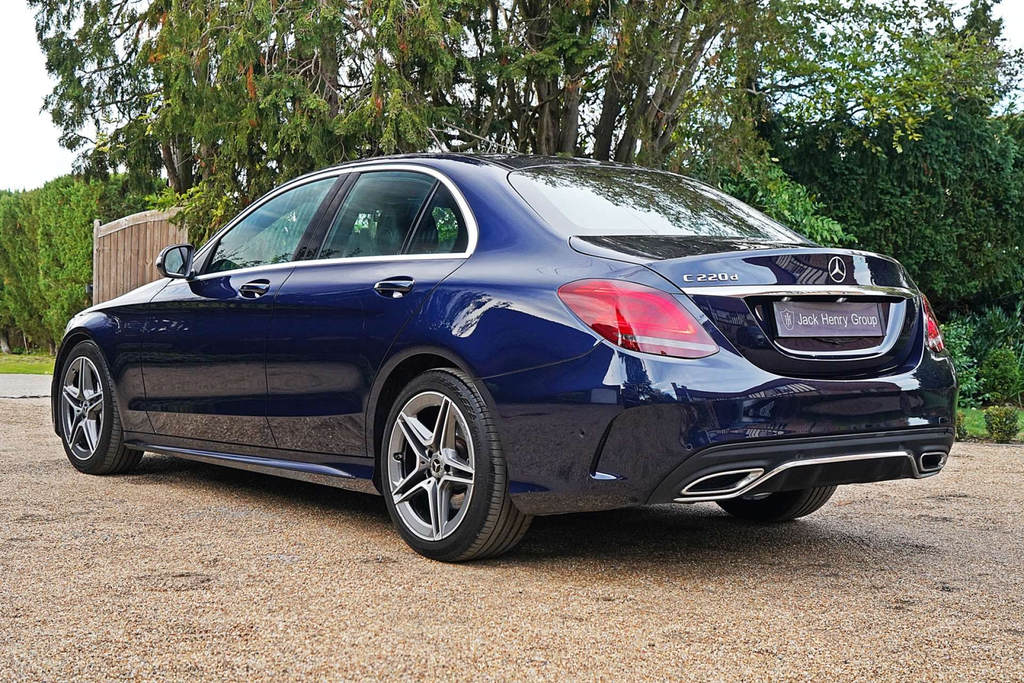 Mercedes-Benz C Class Amg Line Premium D Blue #3