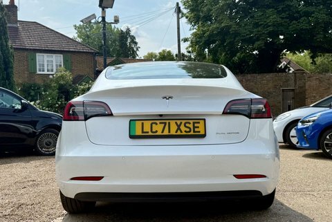 Tesla Model 3 Long Range Awd White #4