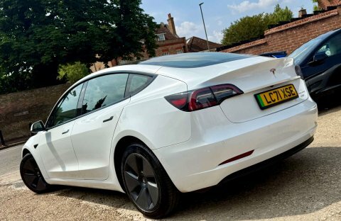 Tesla Model 3 Long Range Awd White #5