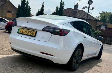 Tesla Model 3 Long Range Awd White #3