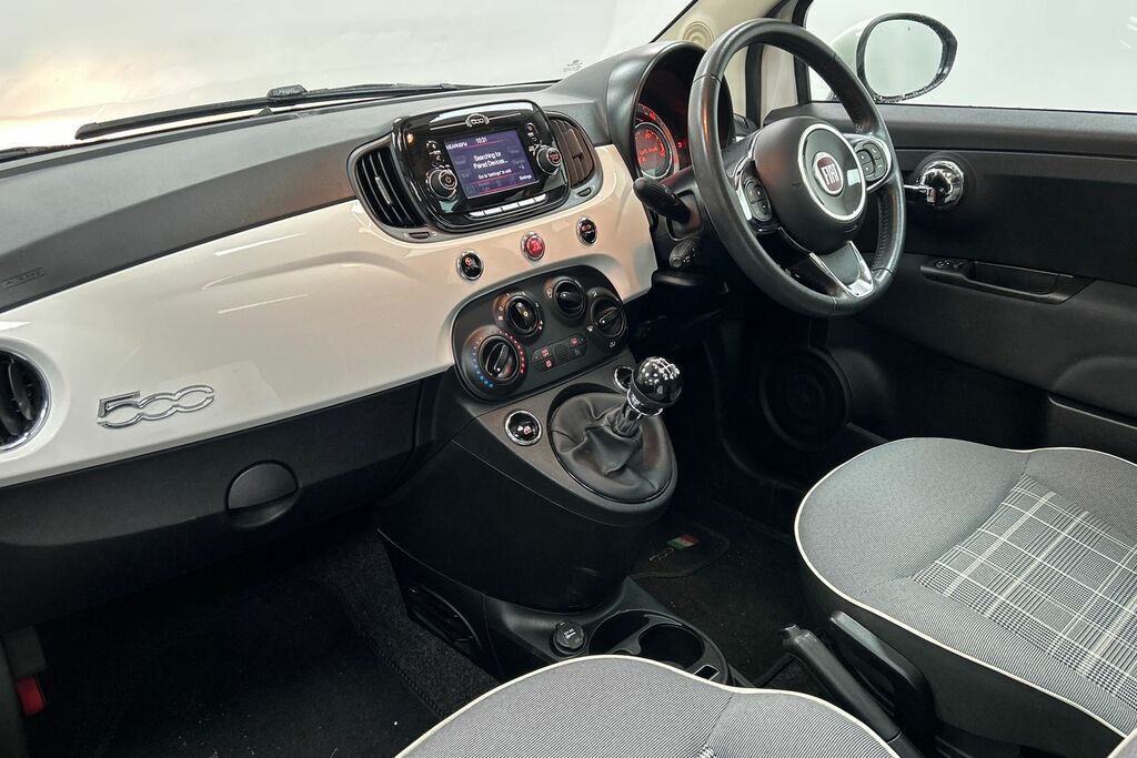 Fiat 500 1.2 Lounge Euro 6 Ss White #6