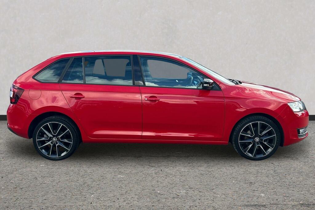 Skoda Rapid Spaceback 1.0 Tsi 110 Se Sport Red #4