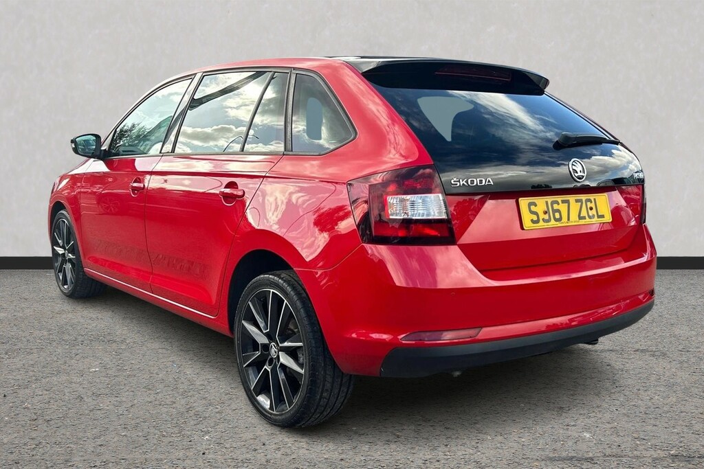 Skoda Rapid Spaceback 1.0 Tsi 110 Se Sport Red #3