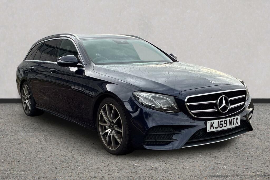 Mercedes-Benz E Class 2.0 E220d Amg Line Edition Premium Estate Di Blue