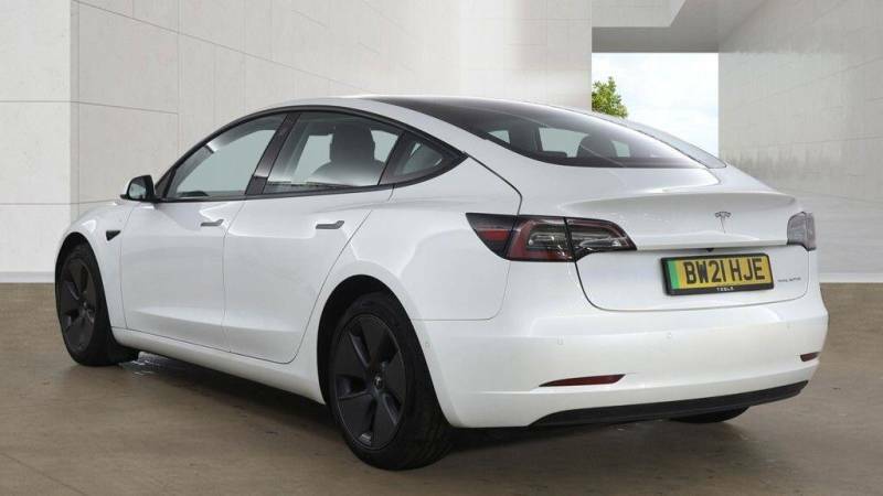 Tesla Model 3 Long Range Awd White #5