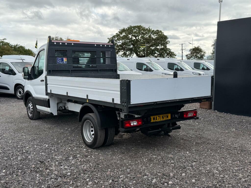 Ford Transit Custom 2.0 350 Ecoblue Leader Tipper Rw MA71NYM White #4