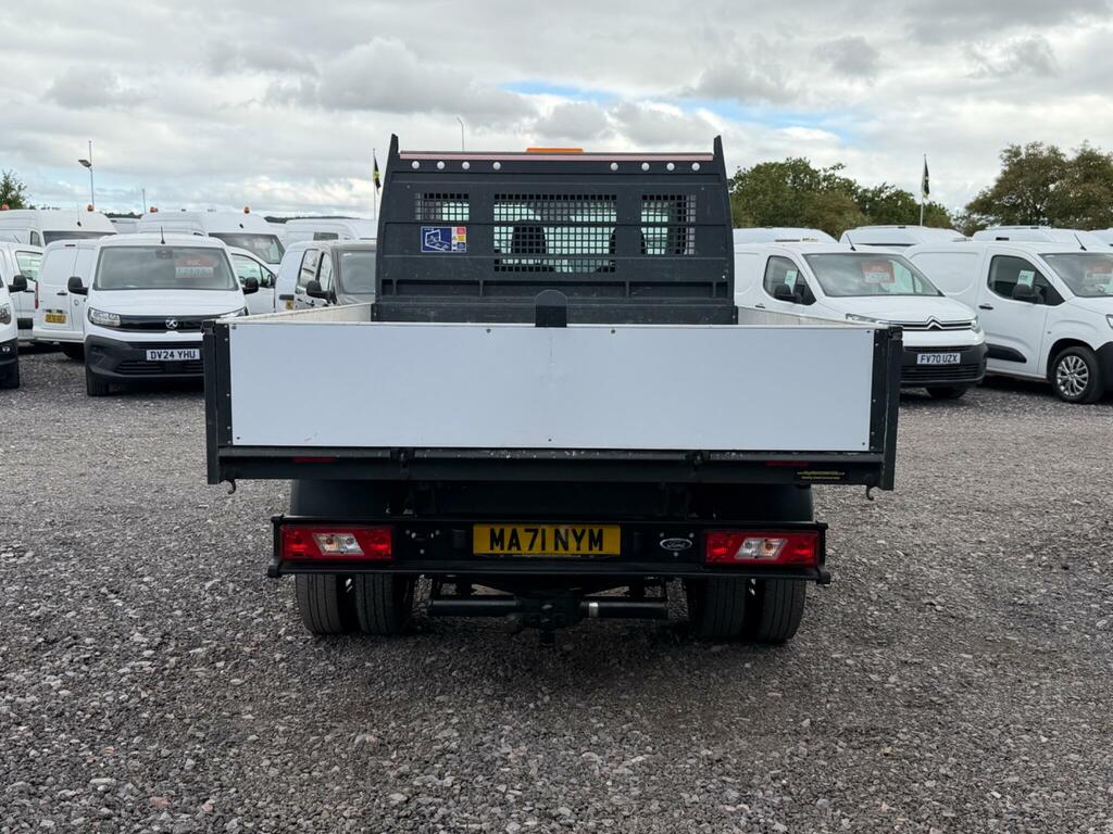 Ford Transit Custom 2.0 350 Ecoblue Leader Tipper Rw MA71NYM White #5