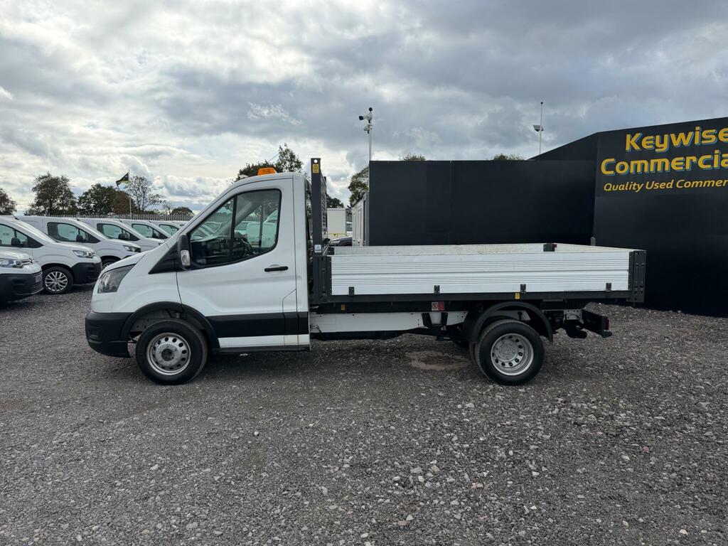 Ford Transit Custom 2.0 350 Ecoblue Leader Tipper Rw MA71NYM White #3