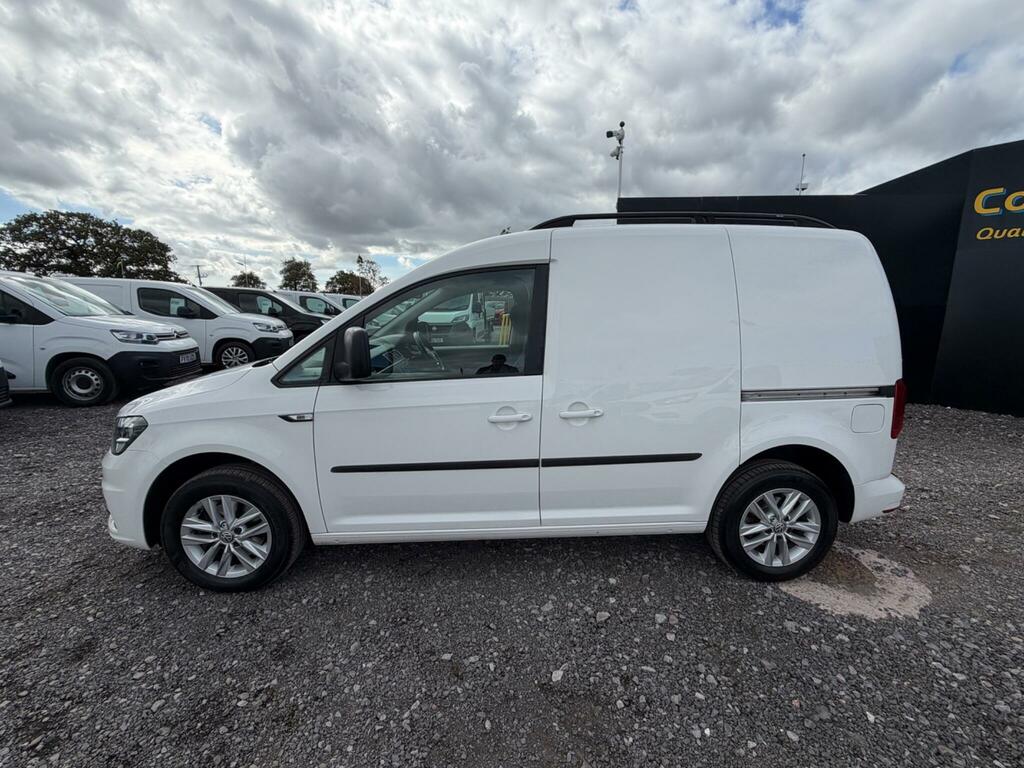 Volkswagen Caddy 2.0 Tdi C20 Bluemotion Tech Highline Swb Euro 6 S White #4