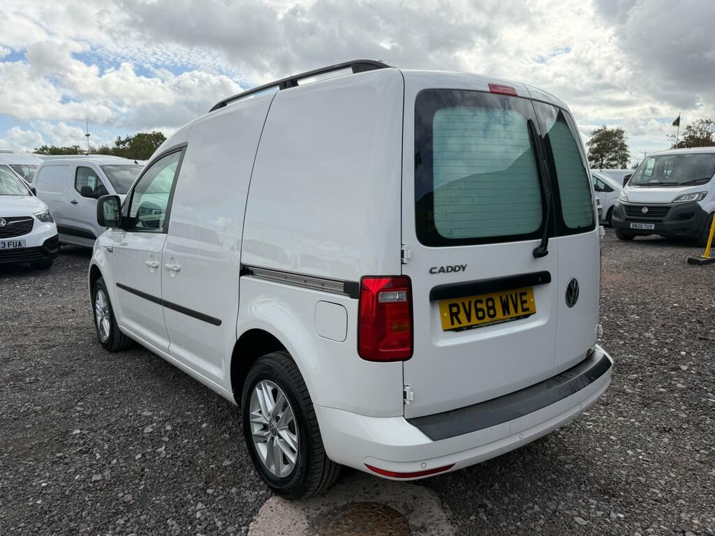 Volkswagen Caddy 2.0 Tdi C20 Bluemotion Tech Highline Swb Euro 6 S White #5