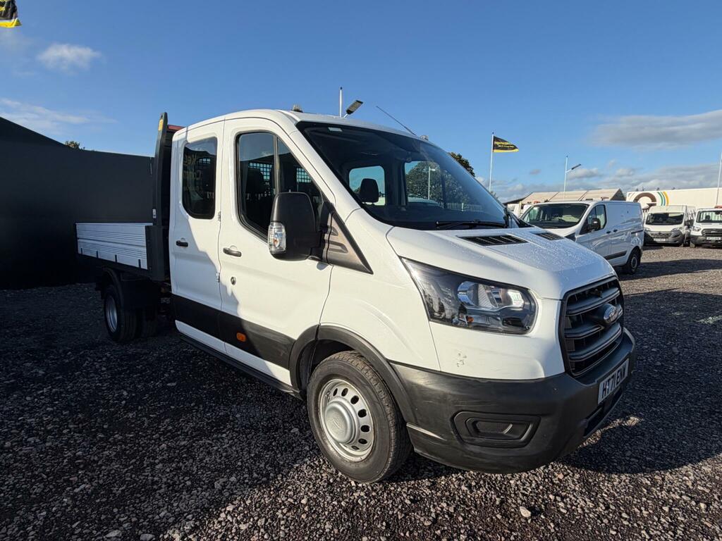 Ford Transit Custom 2.0 350 Ecoblue Leader Tipper Double Cab Diese White #6