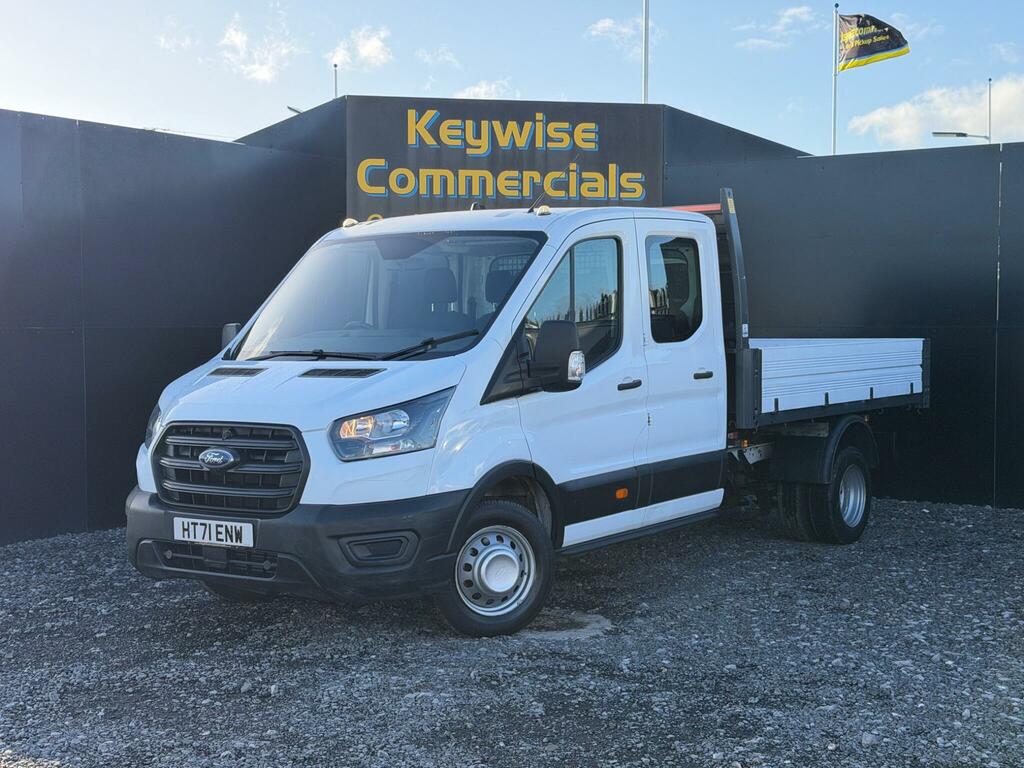 Ford Transit Custom 2.0 350 Ecoblue Leader Tipper Double Cab Diese White