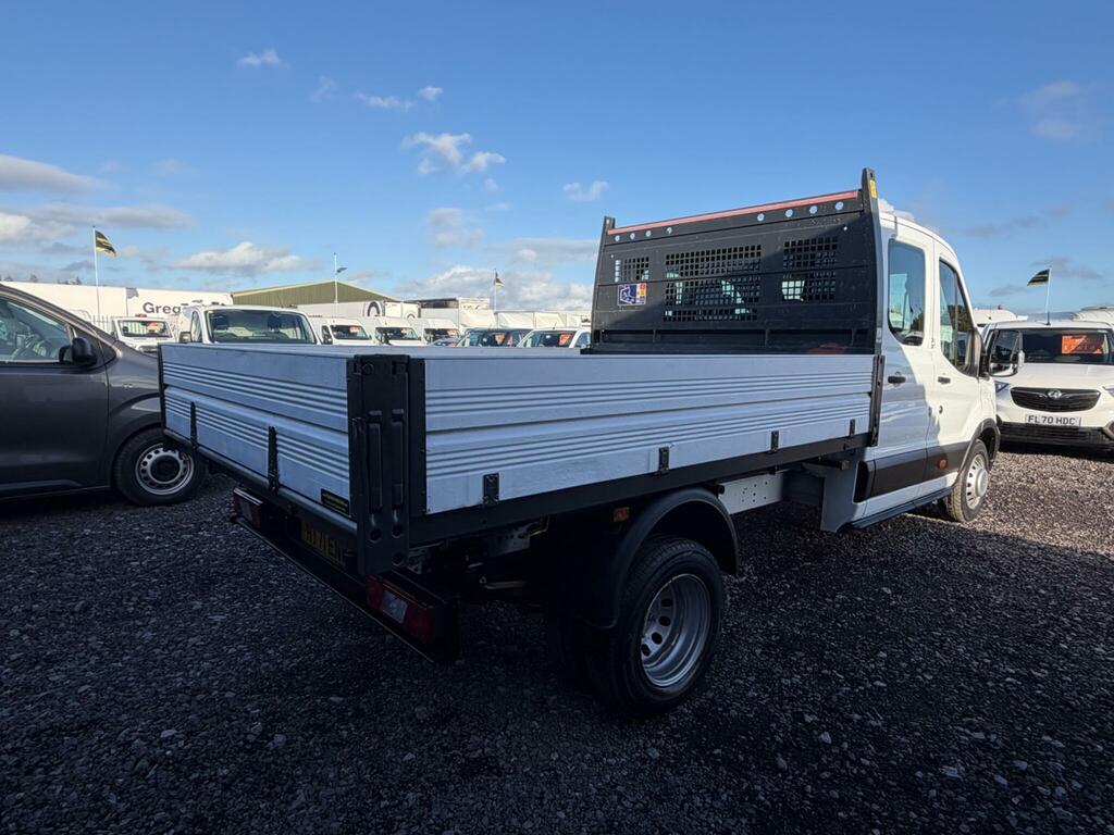 Ford Transit Custom 2.0 350 Ecoblue Leader Tipper Double Cab Diese White #5