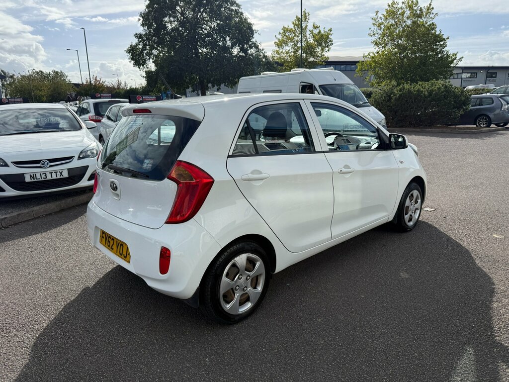 Kia Picanto 1.0 1 Hatchback Euro 5 68 Bhp White #4