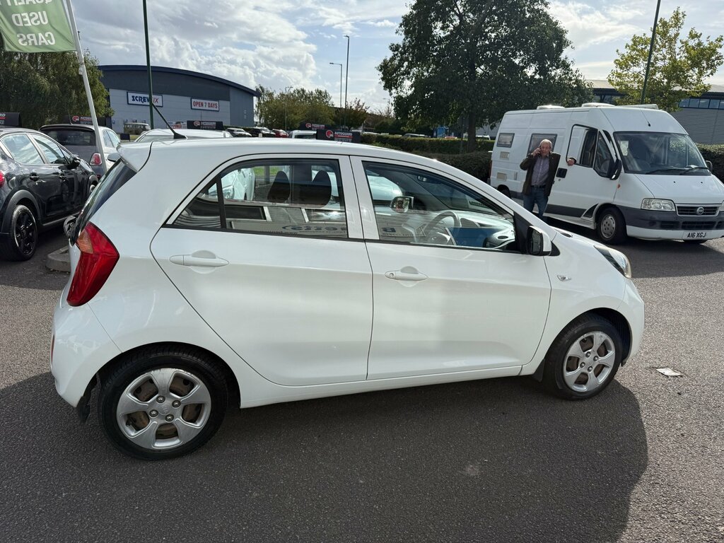 Kia Picanto 1.0 1 Hatchback Euro 5 68 Bhp White #3