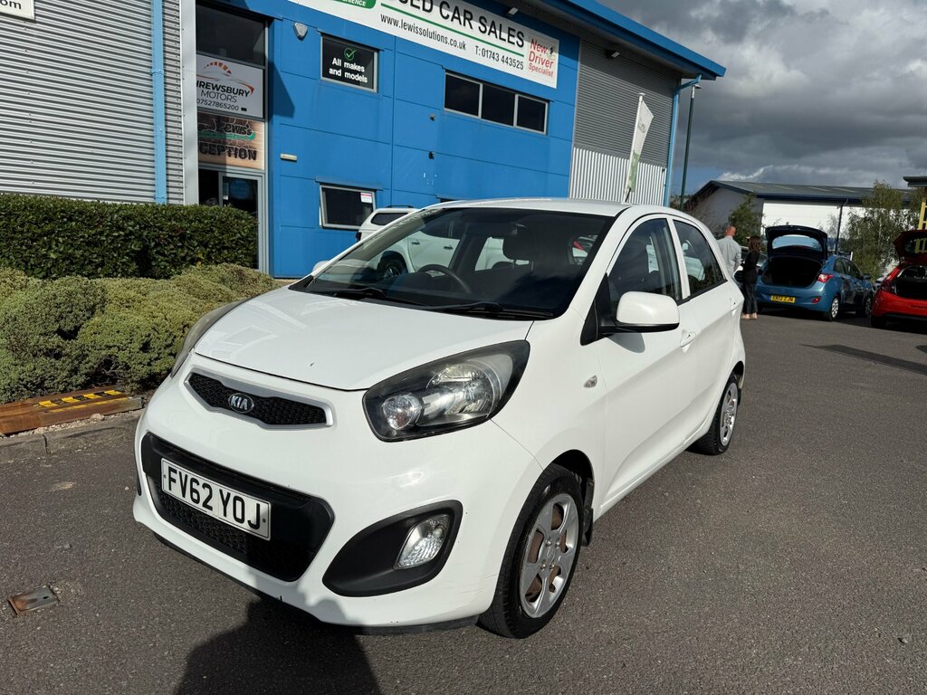 Kia Picanto 1.0 1 Hatchback Euro 5 68 Bhp White