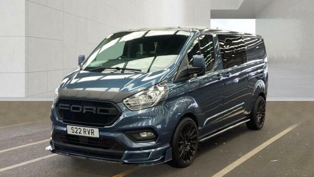 Ford Transit Custom 2.0 320 Ecoblue Limited Crew Van L2 H1 Euro 6 Blue #2