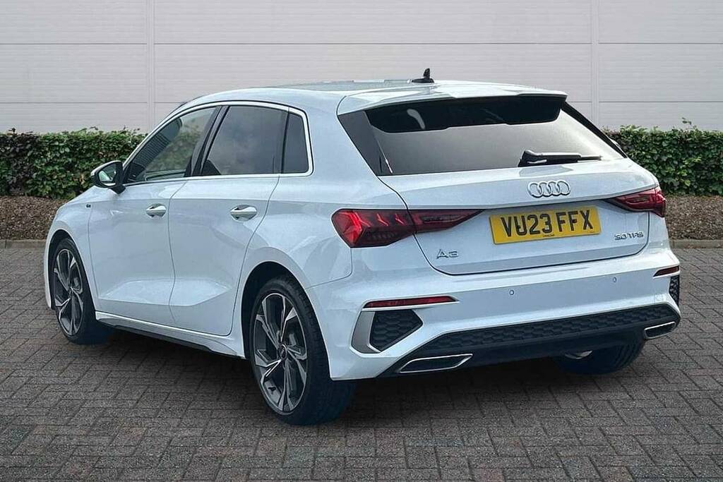 Audi A3 30 Tfsi S Line S Tronic VU23FFX White #3