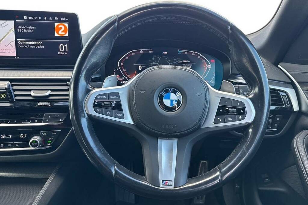 BMW 5 Series 520D Mht M Sport Step White #5