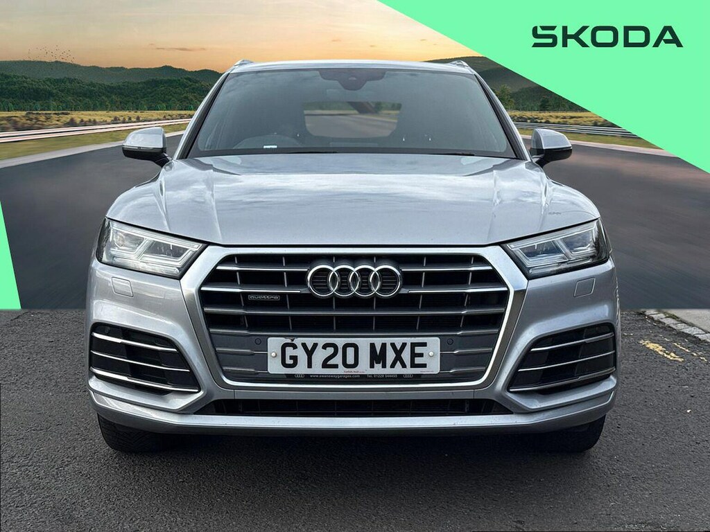 Audi Q5 2.0 Tdi 40 S Line Suv S Tronic Quattro Silver #5