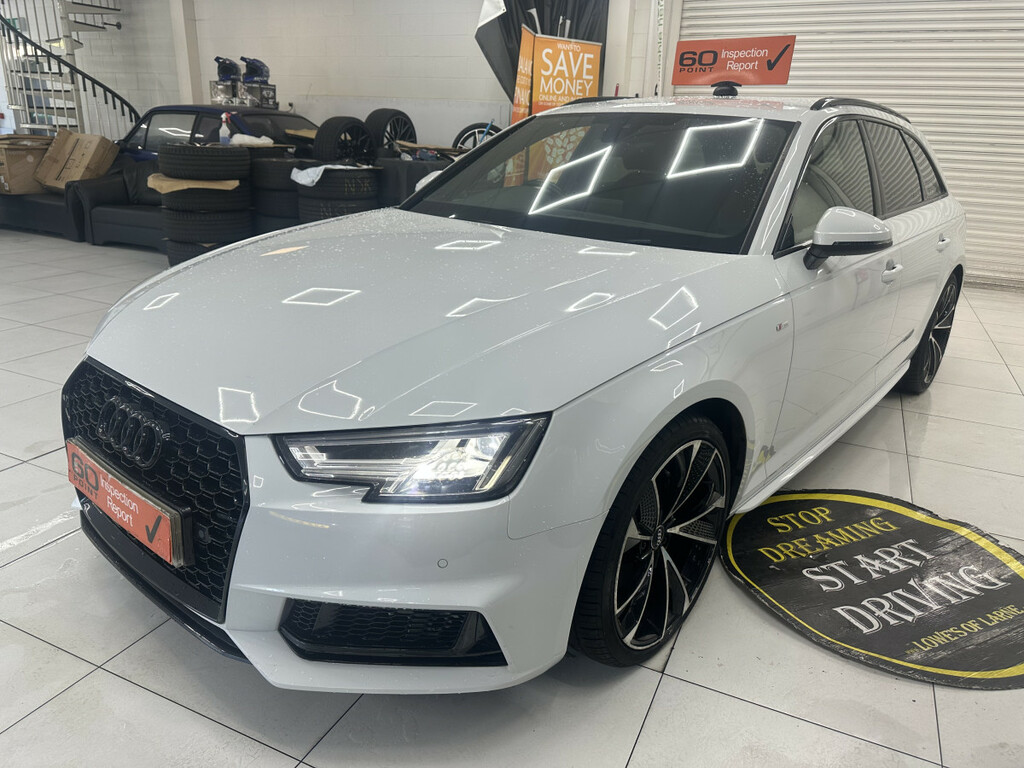Audi A4 2.0 Tdi S Line White #6
