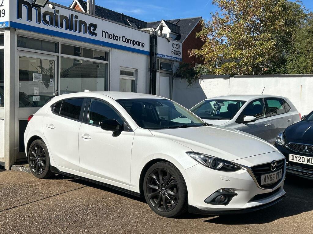 Mazda 3 2.0 Skyactiv-g Sport Black Euro 6 Ss White