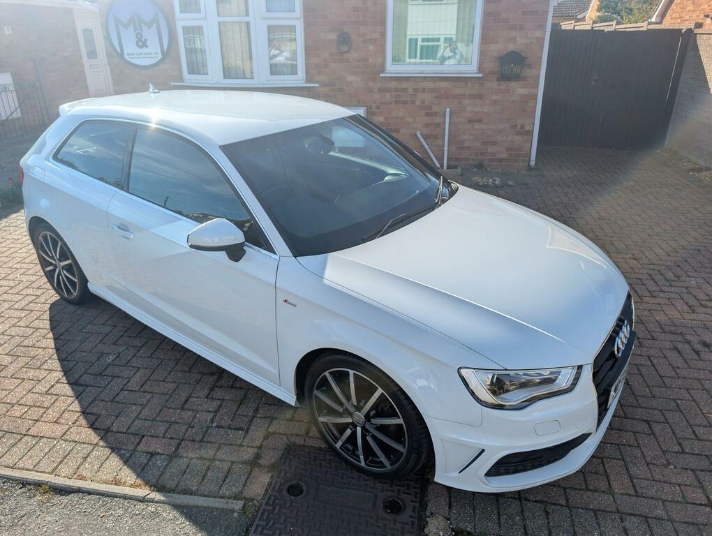 Audi A3 S Line White #3