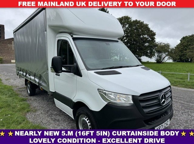Mercedes-Benz Sprinter 2.0 315Cdi 3.5T. Lwb 5 M X 2.2M Int. Height Curtai White