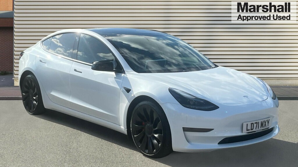 Tesla Model 3 Model 3 Performance Awd Performance Upgrade White