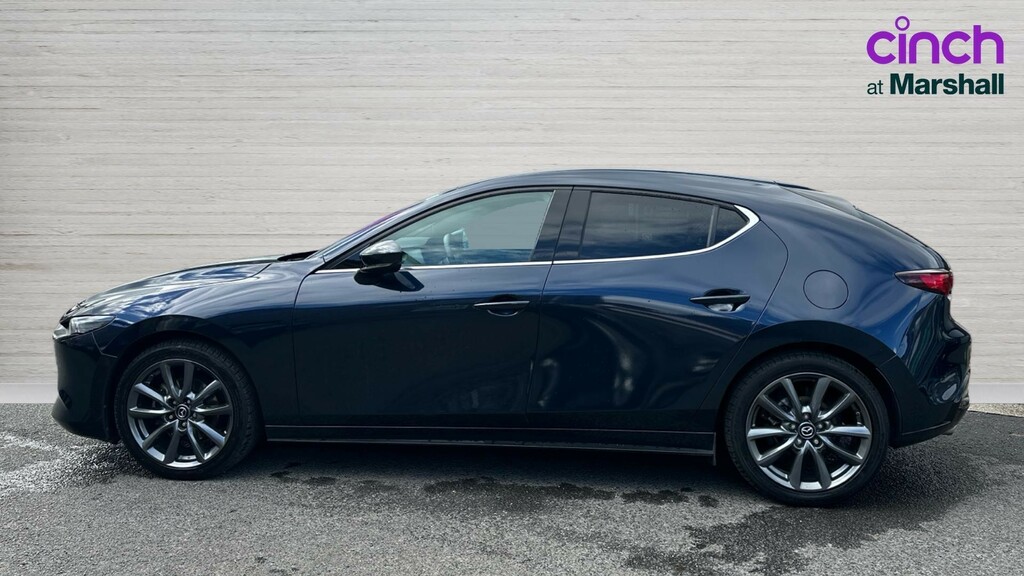 Mazda 3 3 2.5 E-skyactiv G Mhev 140 Exclusive-line Aut Blue #6