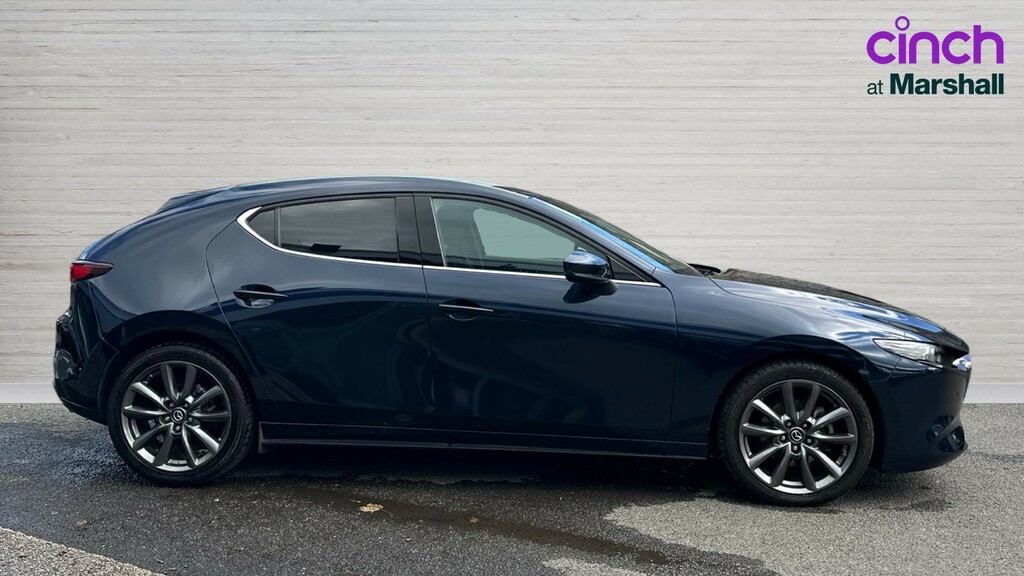 Mazda 3 3 2.5 E-skyactiv G Mhev 140 Exclusive-line Aut Blue #2